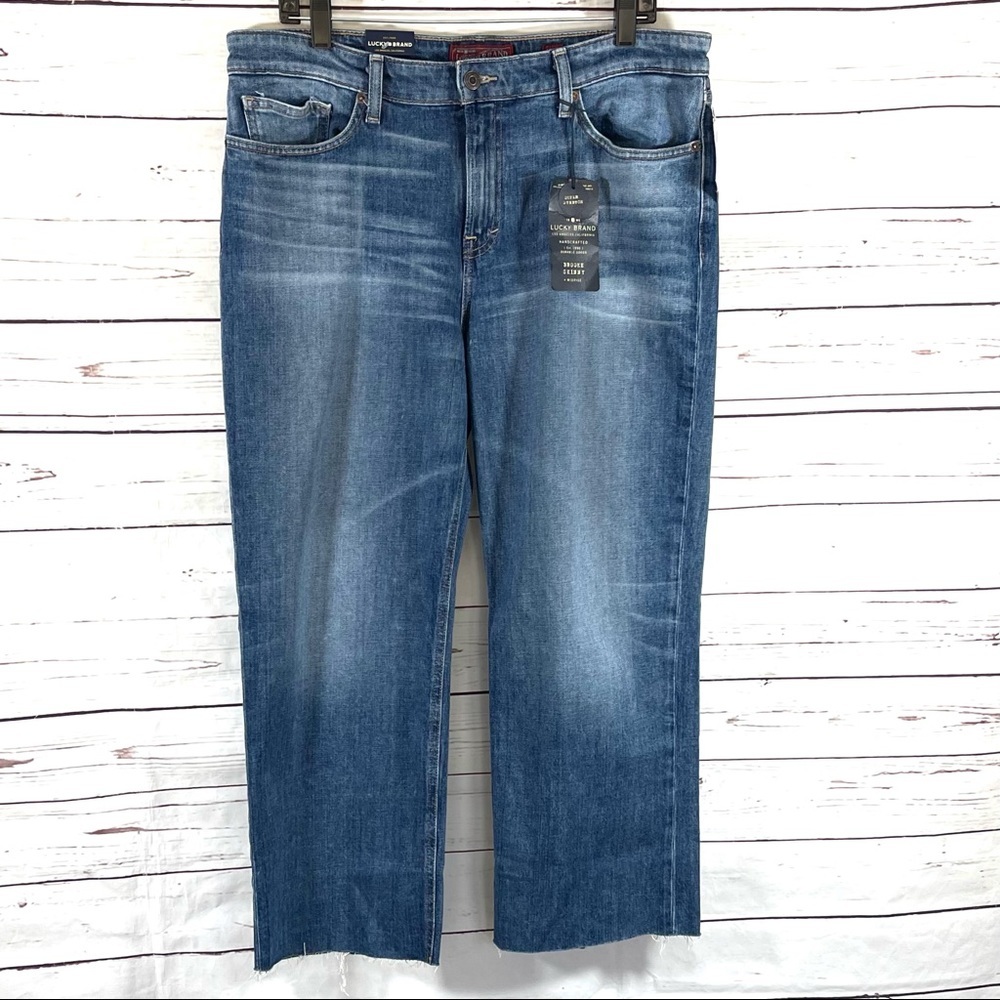 Lucky‎ Brand Women's Girl Nex Door Boyfriend Jeans Sz 12 Measures 35x26